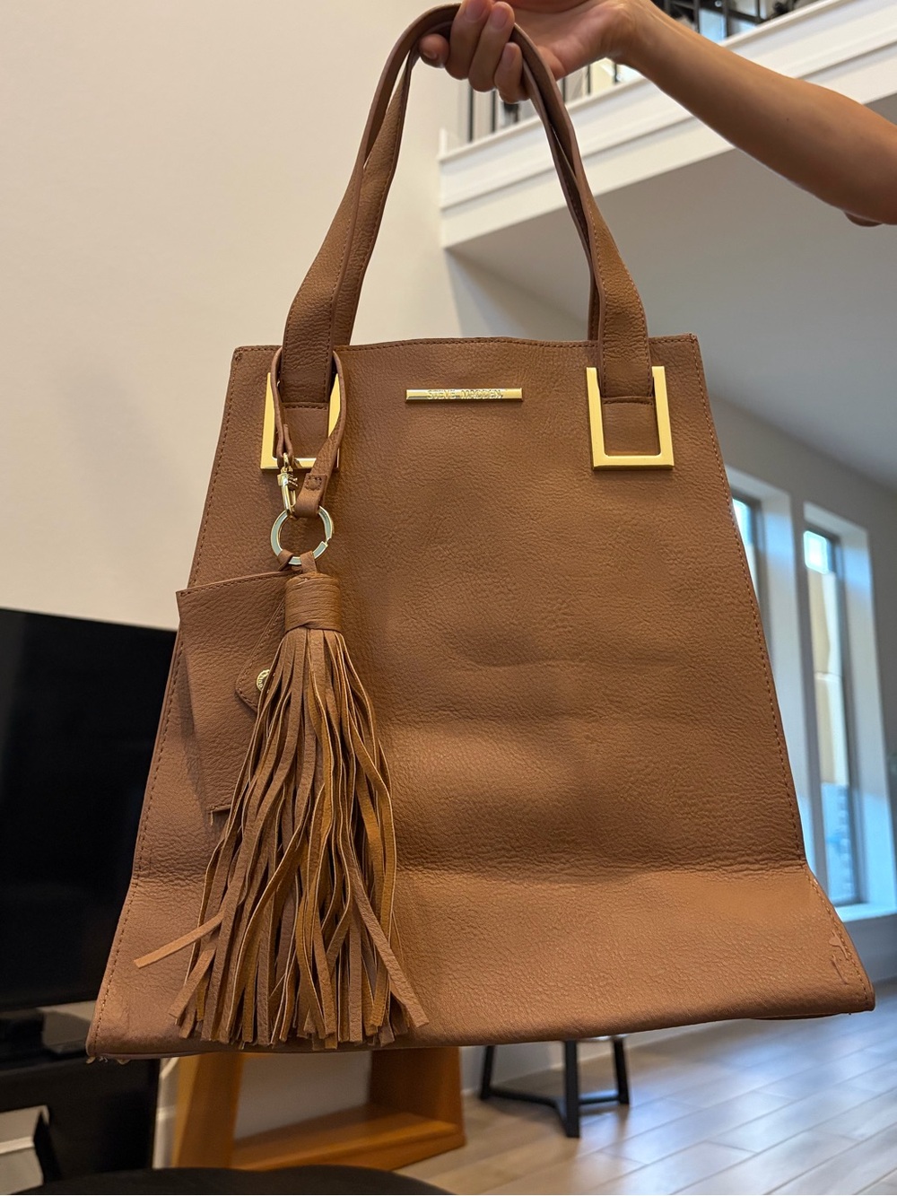 Steve Madden Brown Tote Bag